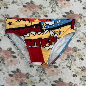 MEN’s BangBang WTF/Slap Me Swim Brief in size SMALL (28-30)